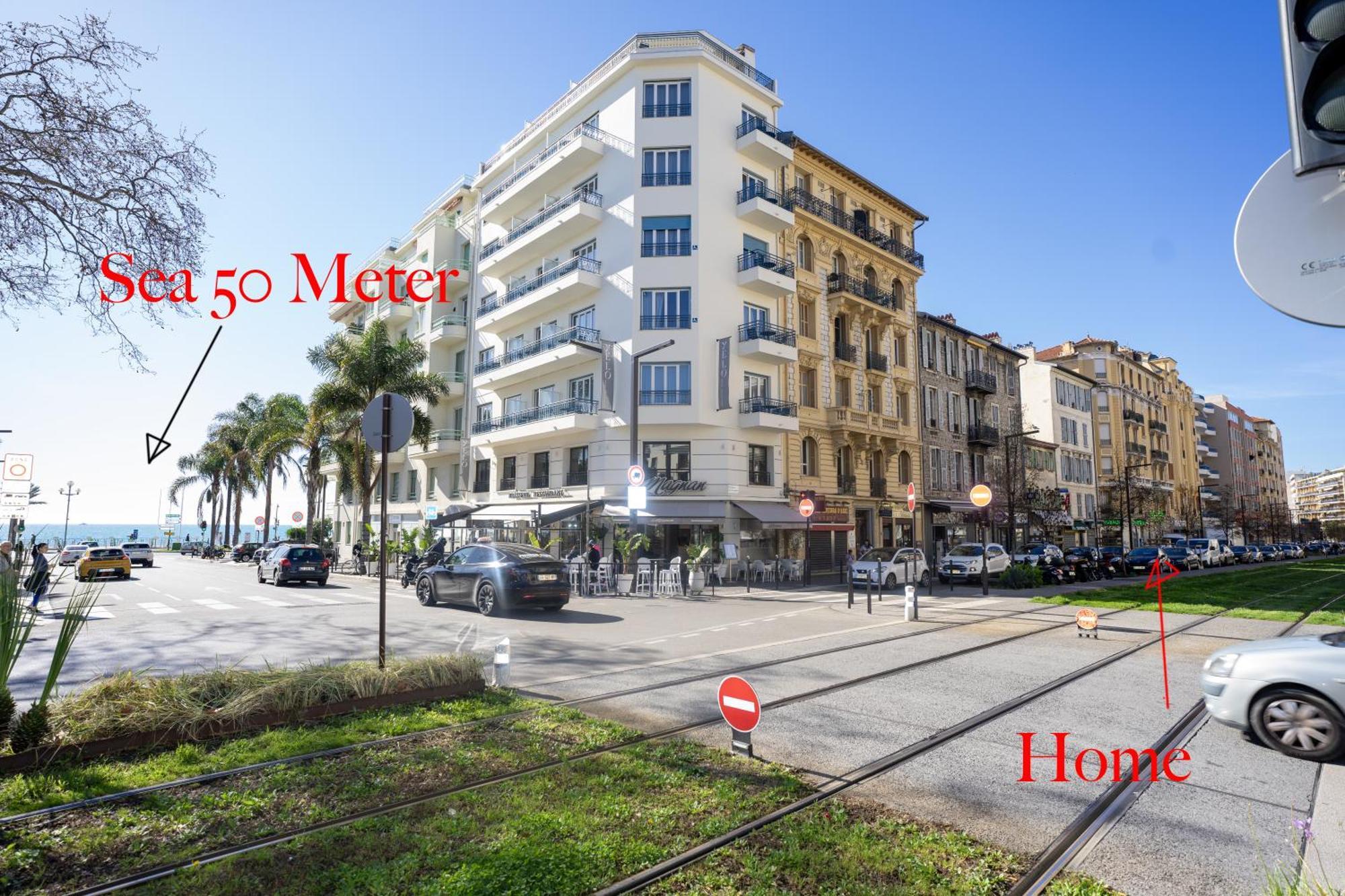 Californie 11 Lux 4 Pers Wifi Ac Daire Nice Dış mekan fotoğraf